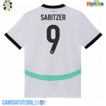 Camisa de time de futebol Áustria Marcel Sabitzer #9 Replicas 2º Equipamento Europeu 2024 Manga Curta